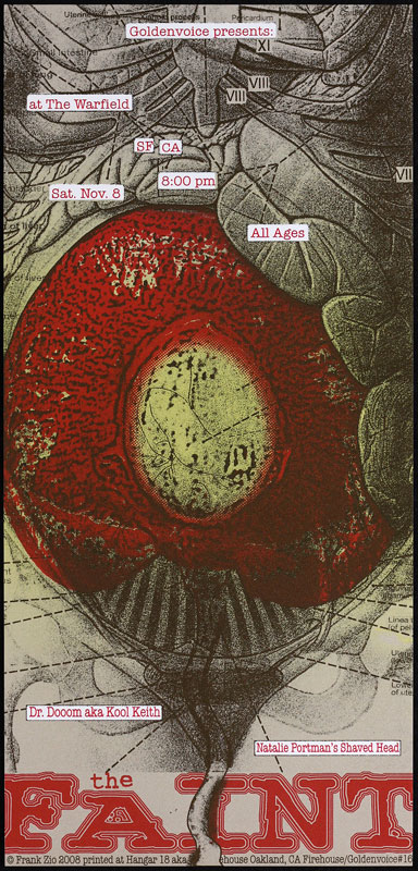 Frank Zio at Firehouse The Faint Poster