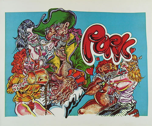 S. Clay Wilson Pork Underground Comic Promo Poster