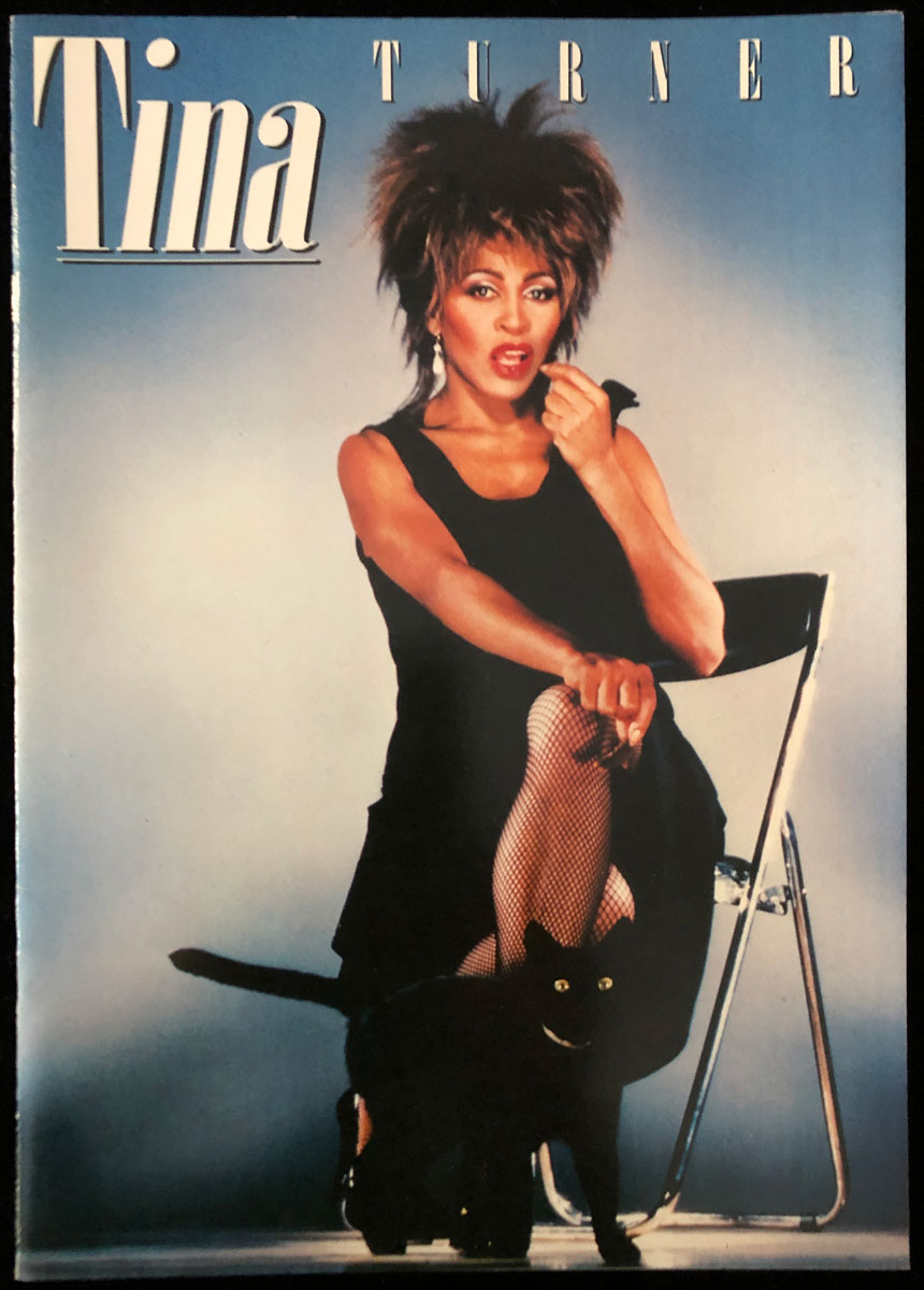 Tina Turner 1984 Private Dancer World Tour Concert Program