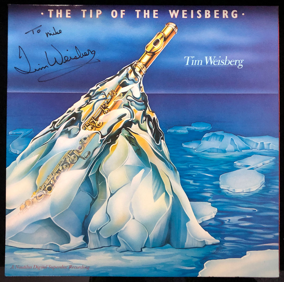 Tim Weisberg The Tip of the Weisberg Autographed Vinyl LP