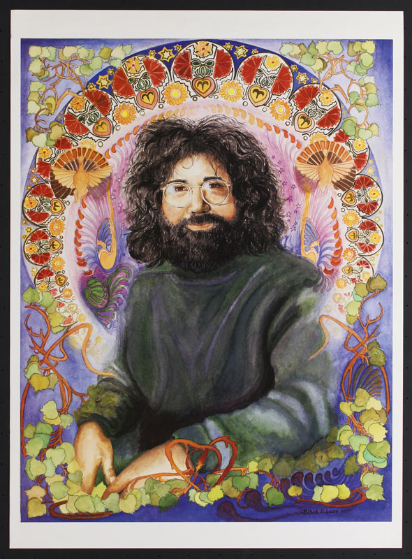 Mikie Picaro Jerry Garcia of The Grateful Dead Poster