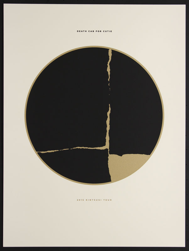 Jason Munn Death Cab For Cutie 2015 Kintsugi Tour Poster