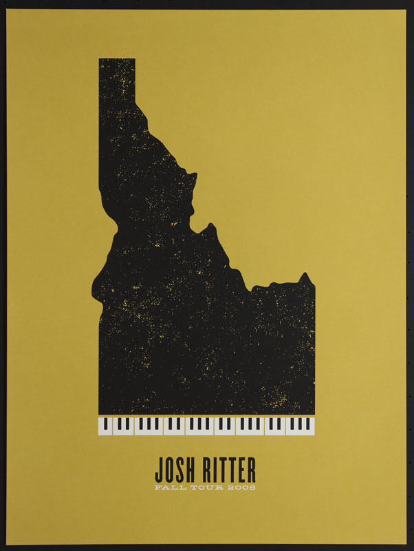 Jason Munn Josh Ritter Fall Tour 2006 Poster