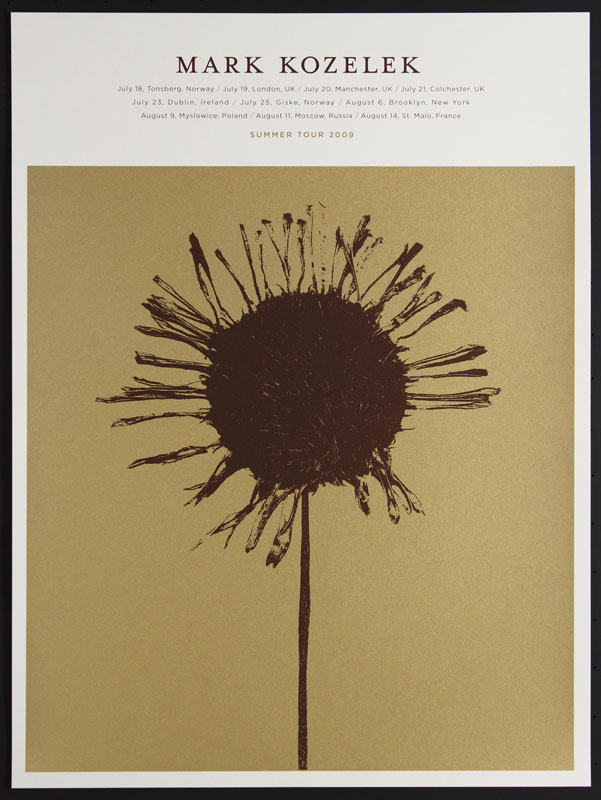 Jason Munn Mark Kozelek Summer Tour 2009 Poster