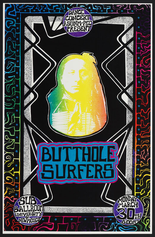Brian Curley Butthole Surfers Poster