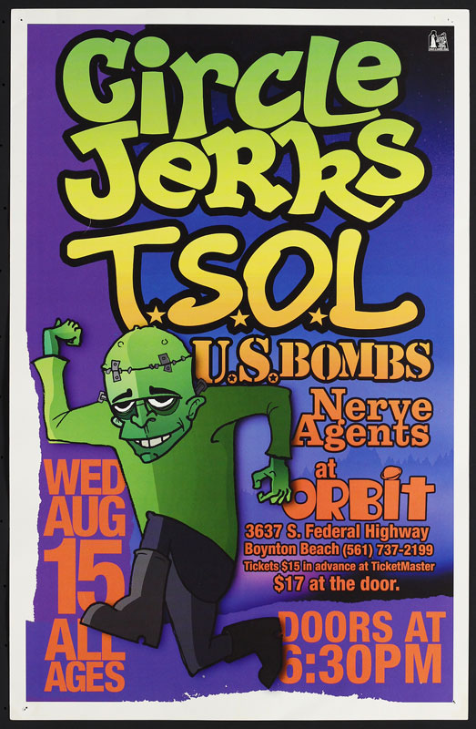 Chuck Loose Circle Jerks Poster