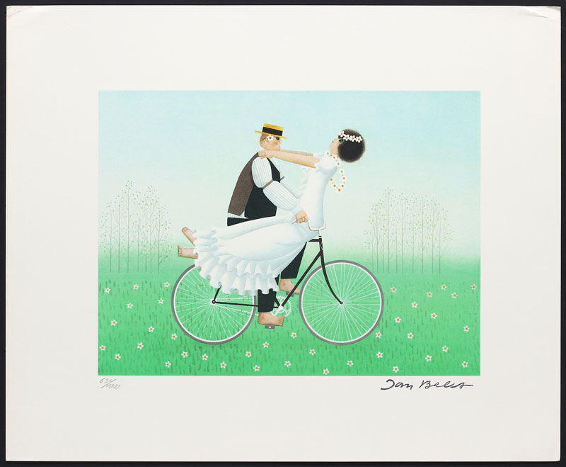 Jan Balet Just Married Art Print