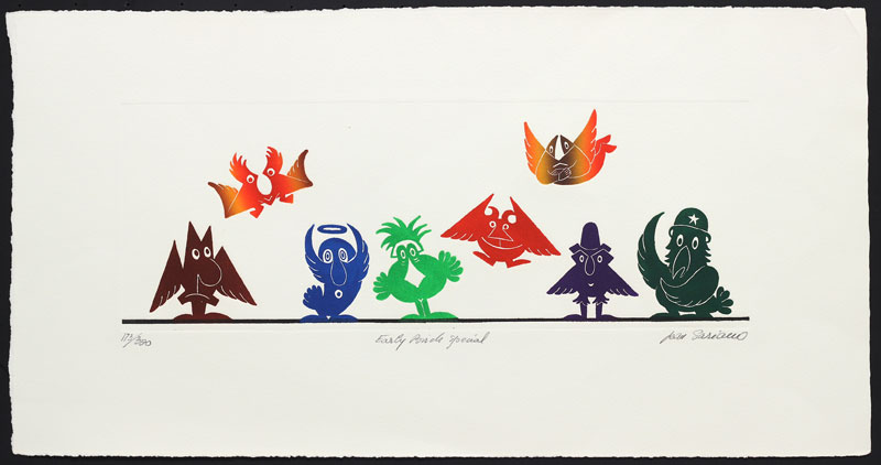 Jean Sariano Early Birds Special Art Print