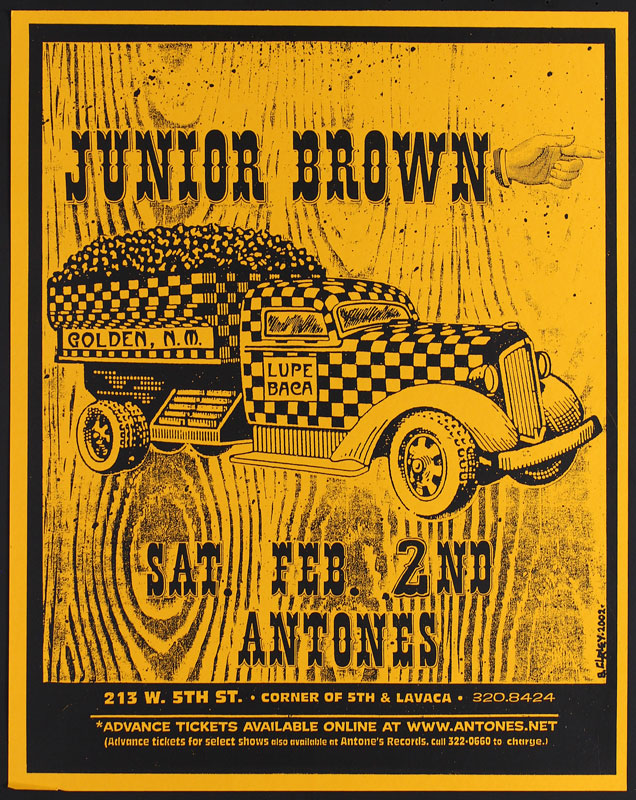 Brian Curley Junior Brown Poster