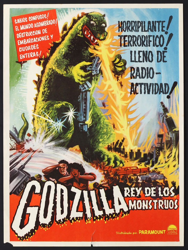 Godzilla: King of the Monsters! Mexican Lobby Card