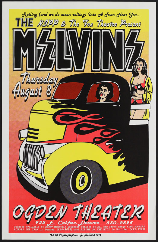 Jeff Holland Cryptographics The Melvins Poster