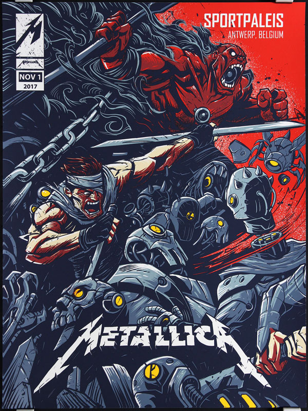 Dayne Henry Jr. Metallica Poster