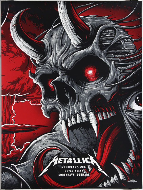 Brandon Heart  Metallica Poster