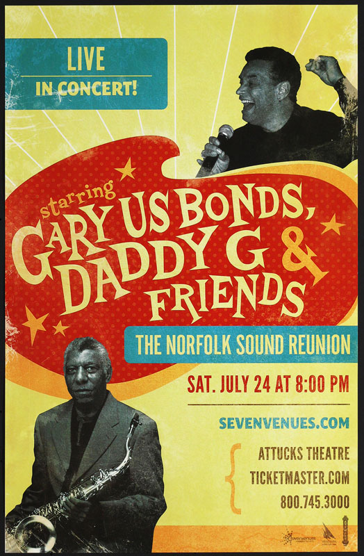 The Norfolk Sound Reunion Starring Gary US Bonds and Daddy G & Friends Poster