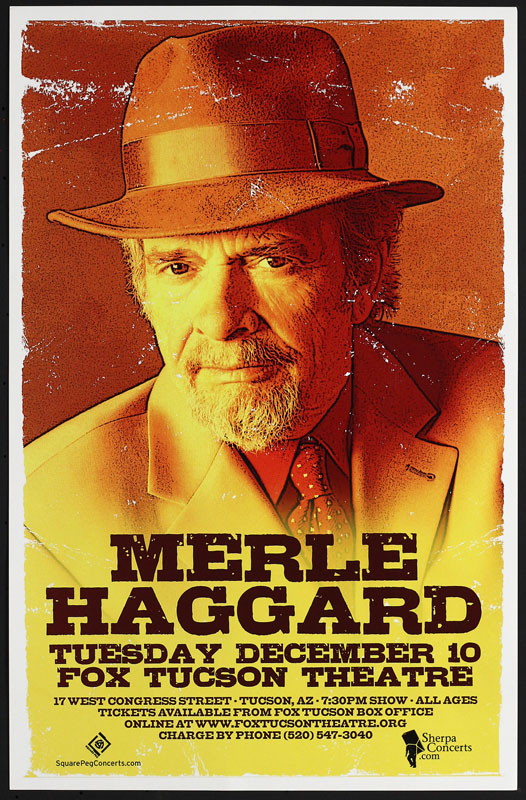 Merle Haggard Poster