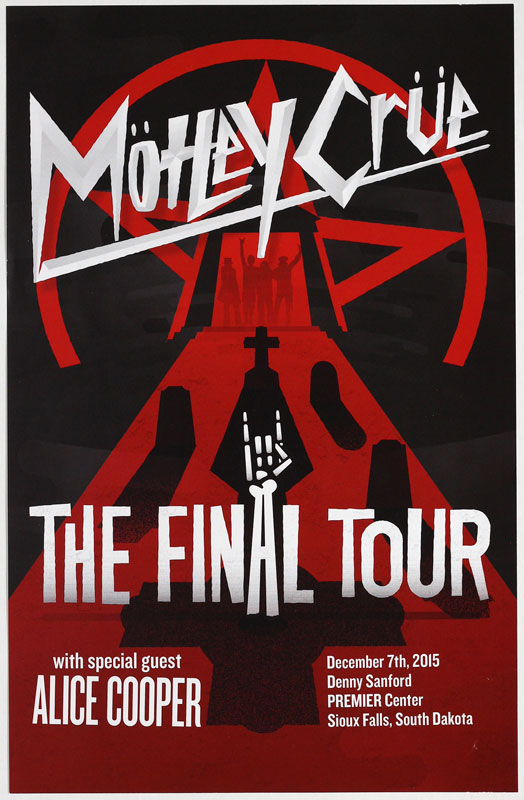 Motley Crue The Final Tour with Alice Cooper Poster