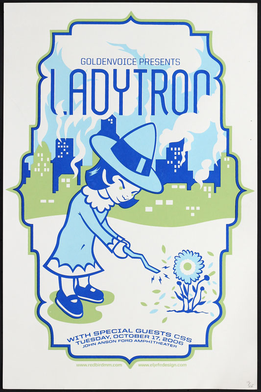 El Jefe Design Ladytron Poster
