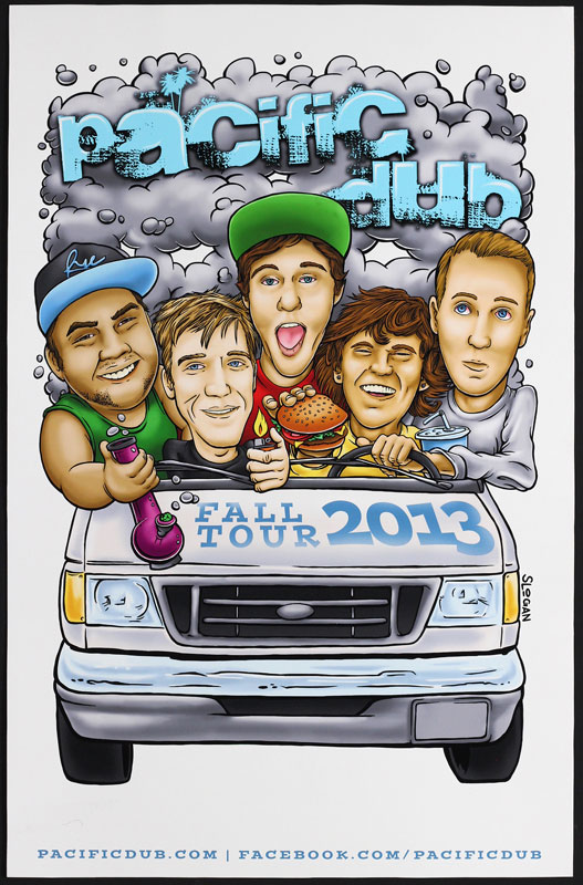 Slogan Pacific Dub Fall Tour Poster