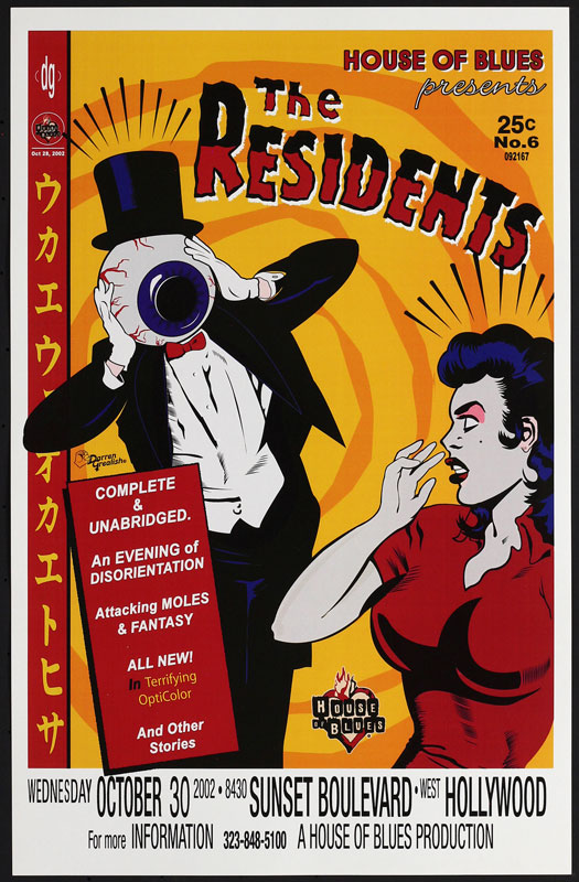 Darren Grealish The Residents - An Evening of Disorientation Poster