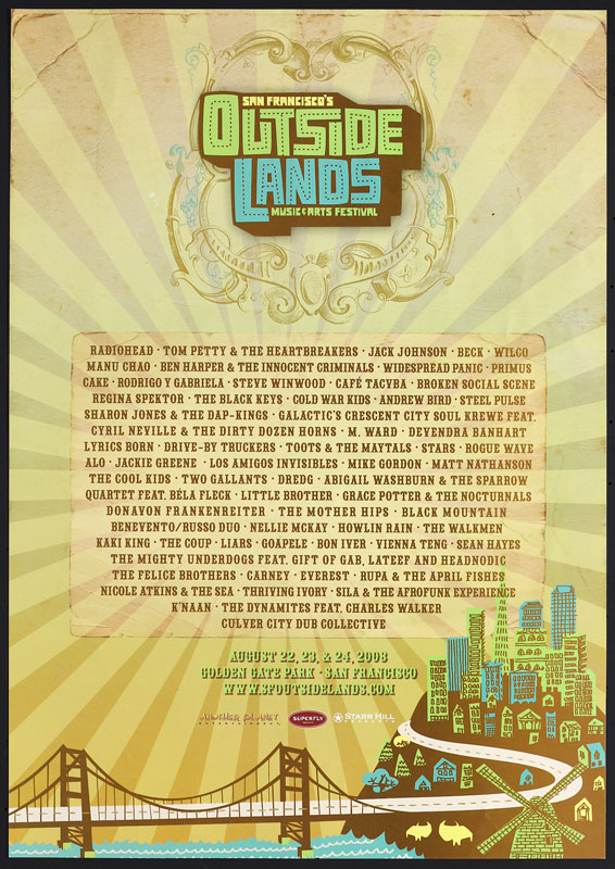 Outside Lands Poster