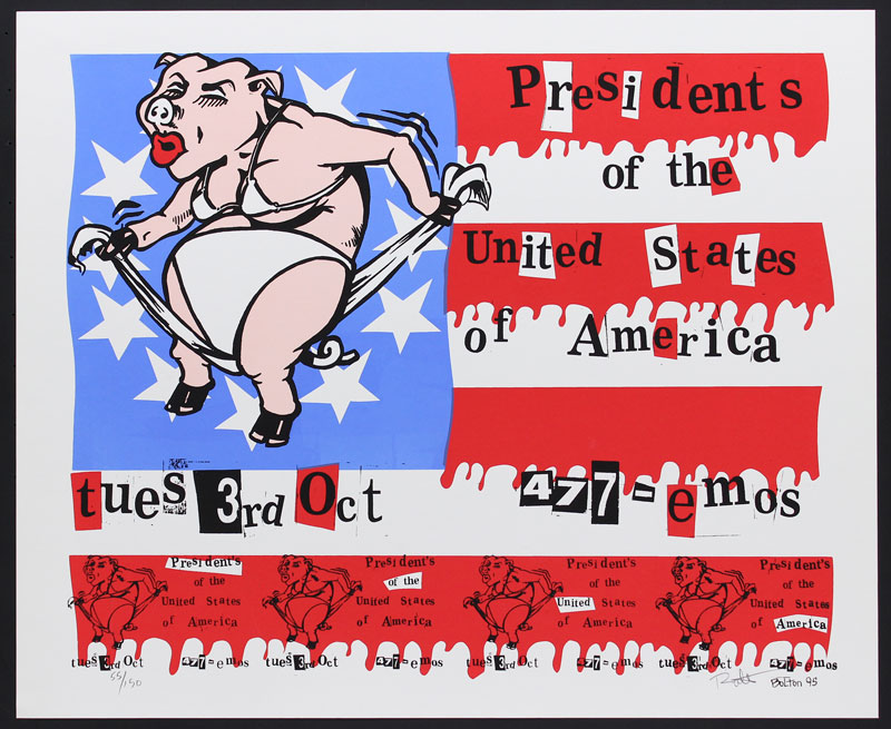 Lee Bolton Presidents of the United States of America Poster