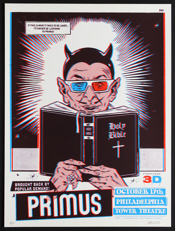 Morning Breath Primus at Tower Theatre - Philadelphia Poster