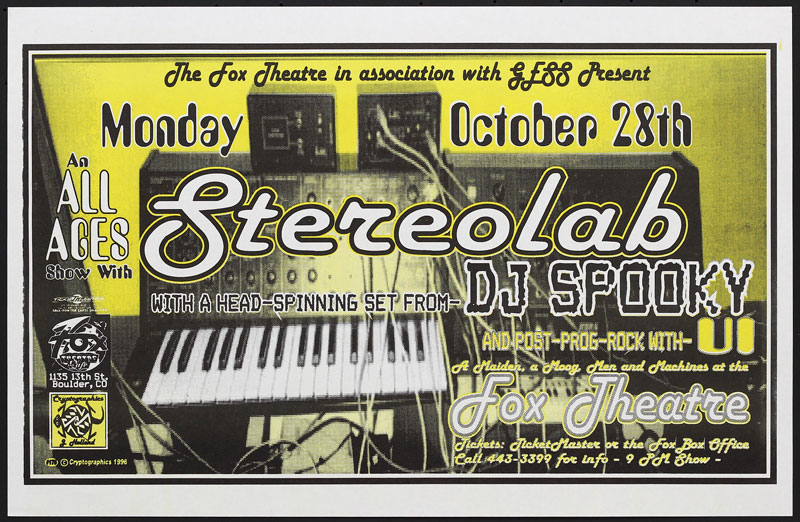 Jeff Holland Cryptographics Stereolab Poster