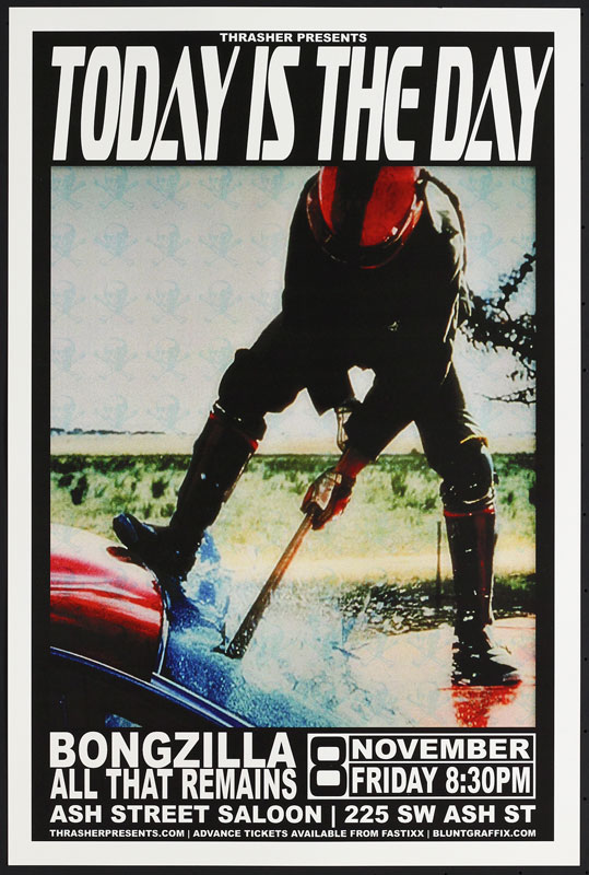 Matt Dye Bluntgraffix Today is the Day Poster