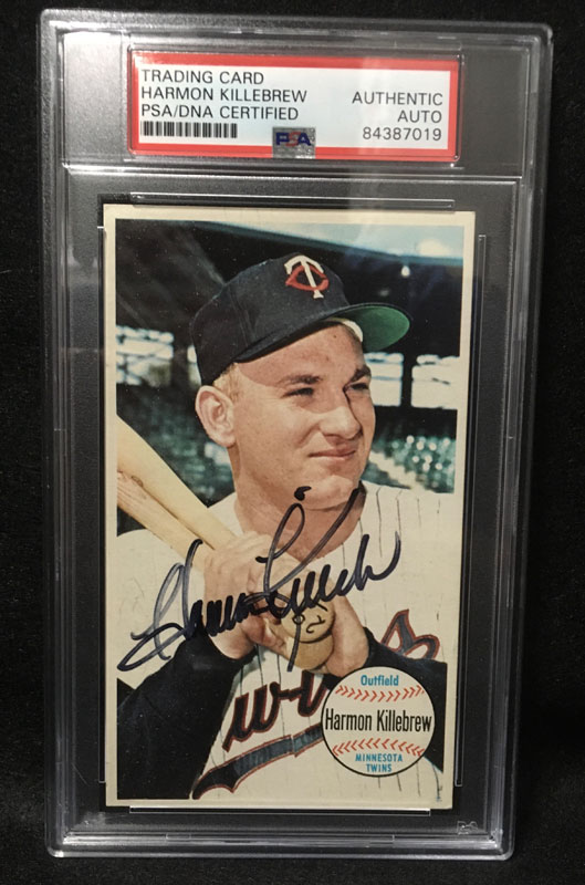 1964 Topps Giants Harmon Killebrew #38 Signed PSA Autographed Baseball Card