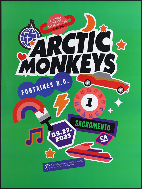 Daniel Ramirez Perez Arctic Monkeys Poster