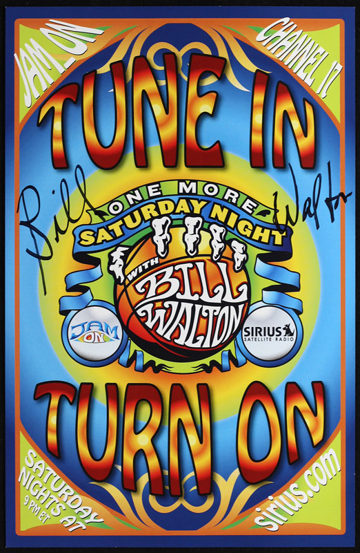 Bill Walton One More Saturday Night Autographed Poster