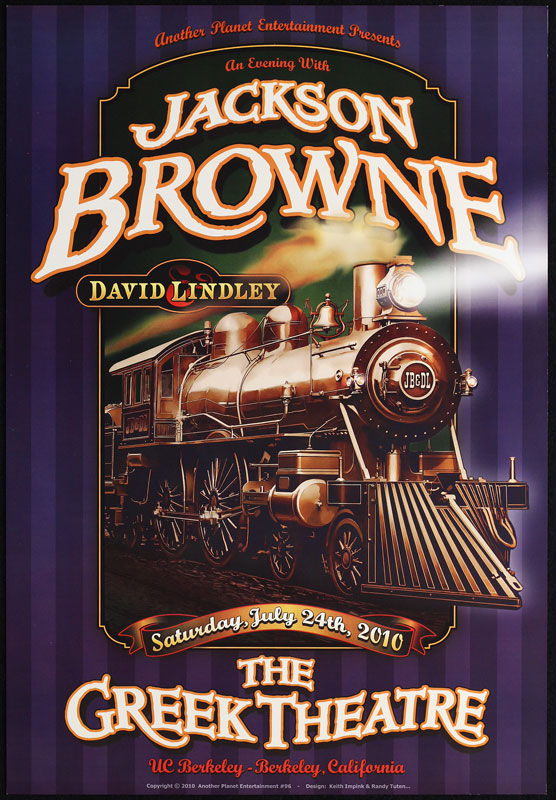 Keith Impink and Randy Tuten Jackson Browne Poster