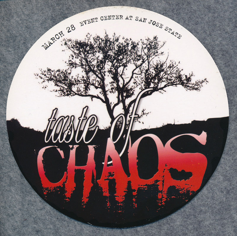 Taste of Chaos Handbill