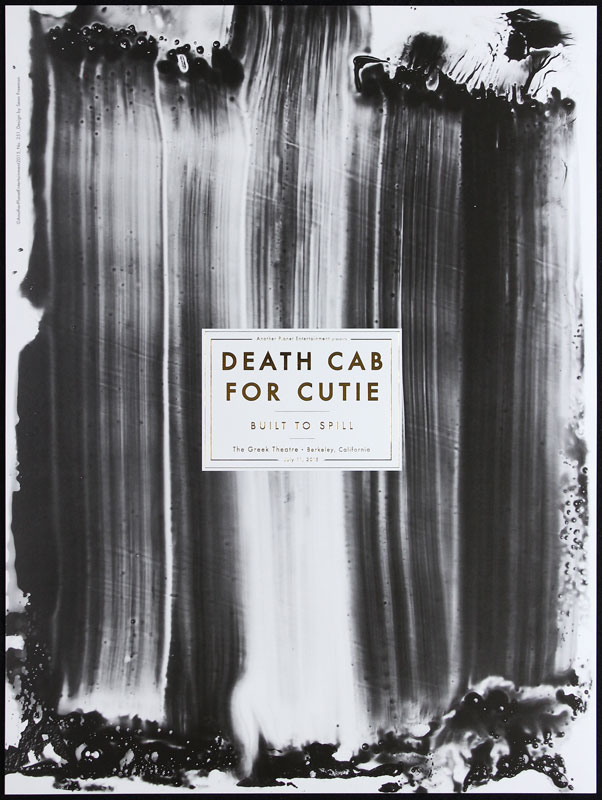 Sean Freeman Death Cab for Cutie Poster