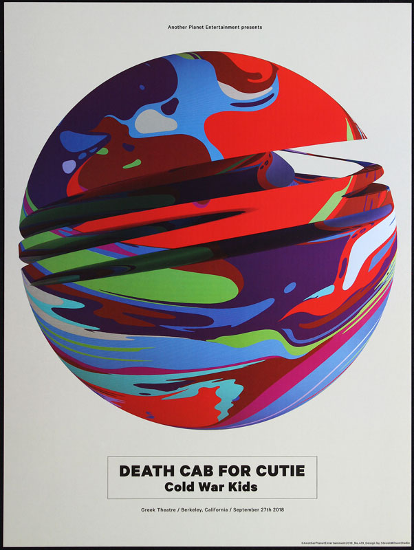Steve Wilson Death Cab for Cutie Poster