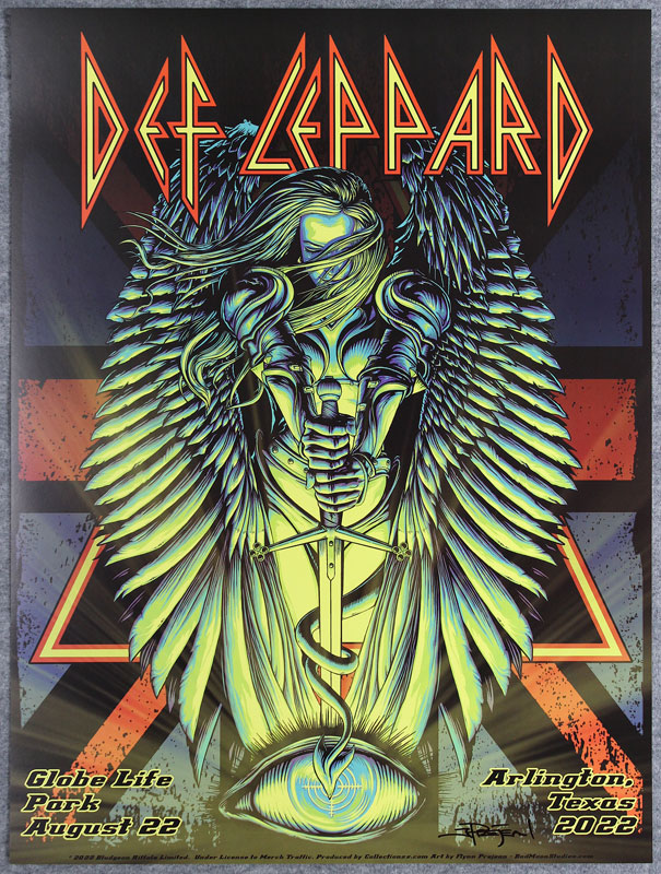 Flynn Prejean Def Leppard Poster