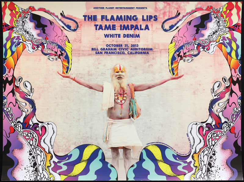 The Flaming Lips - Tame Impala Poster