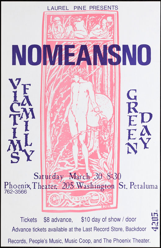 Early Green Day with NoMeansNo Poster