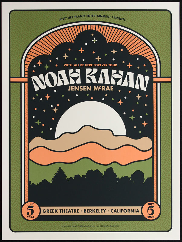 Lil Tuffy Noah Kahan - We'll All Be Here Forever Tour Poster