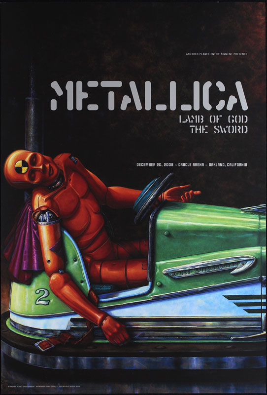 Randy Chavez Metallica Poster