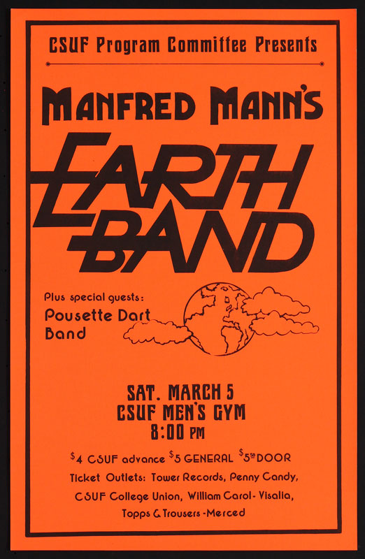 Manfred Mann's Earth Band Poster