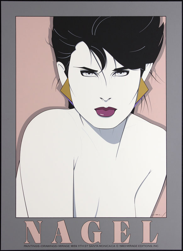 Patrick Nagel Kristen Serigraph