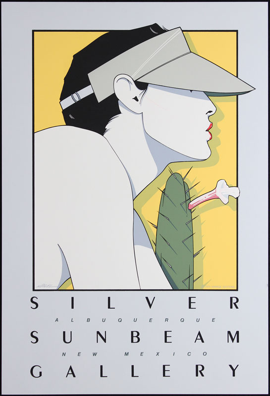 Patrick Nagel Silver Sunbeam Gallery Poster