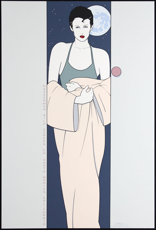 Patrick Nagel Wasserman Silk Screen Co. Poster