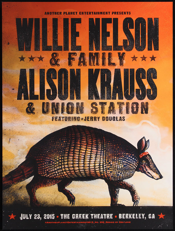 Zeb Love Willie Nelson Poster