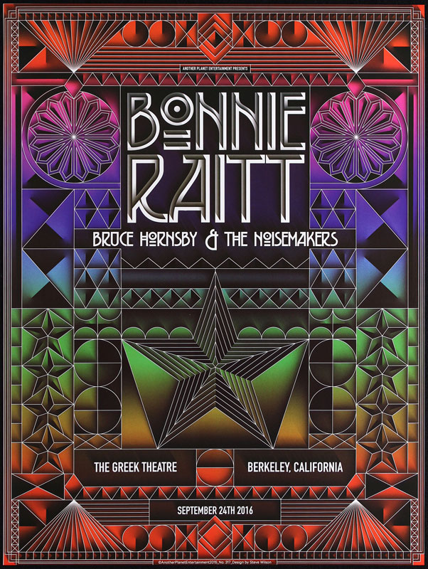 Steve Wilson Bonnie Raitt Poster
