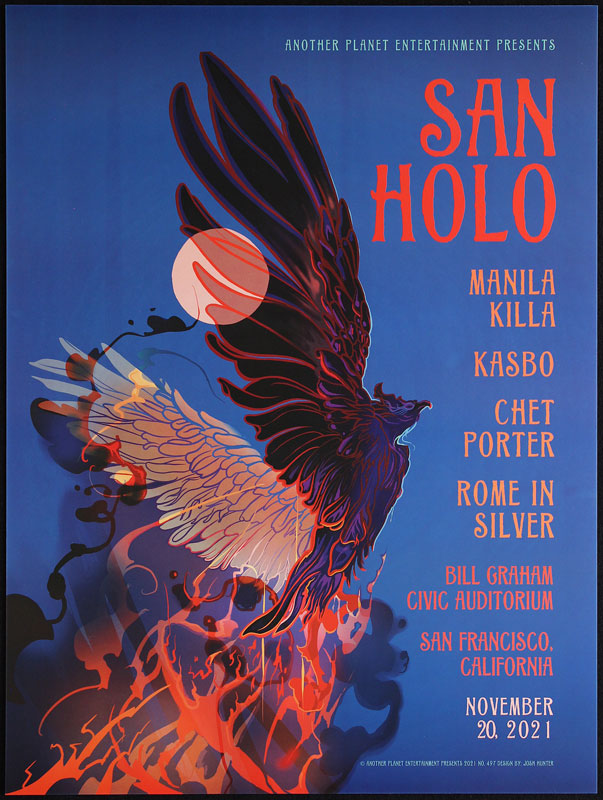 Josh Hunter San Holo Poster