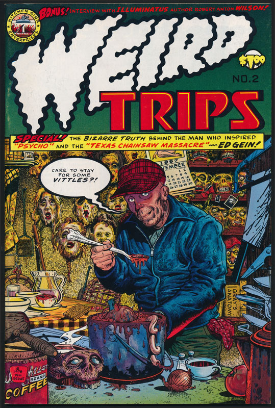 William Stout Weird Trips 2 Ed Gein Comic Book