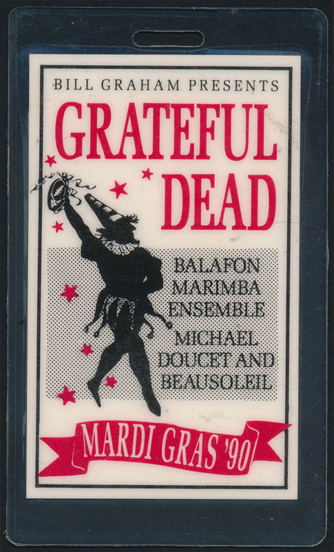 Grateful Dead Mardi Gras Laminate