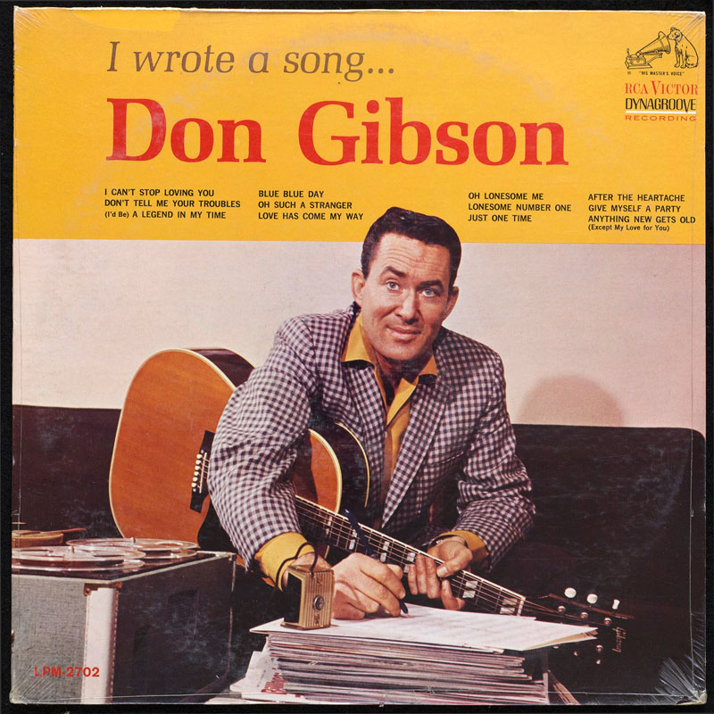 Don Gibson I Wrote a Song Sealed Vinyl LP